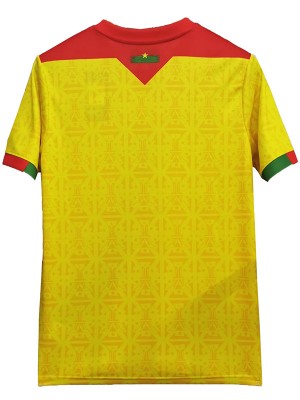 Burkina Faso terza maglia da calcio uniforme da uomo terza kit da calcio sportivo maglia gialla 2023-2024